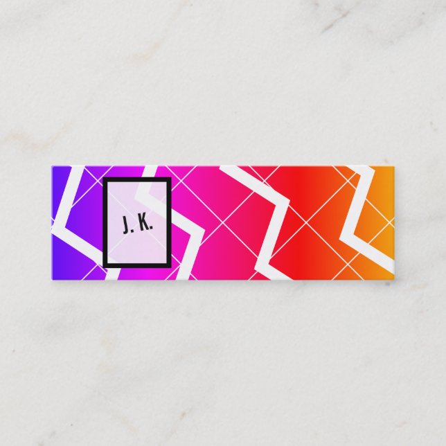 Carte De Visite Mini Arc-en-ciel (Devant)