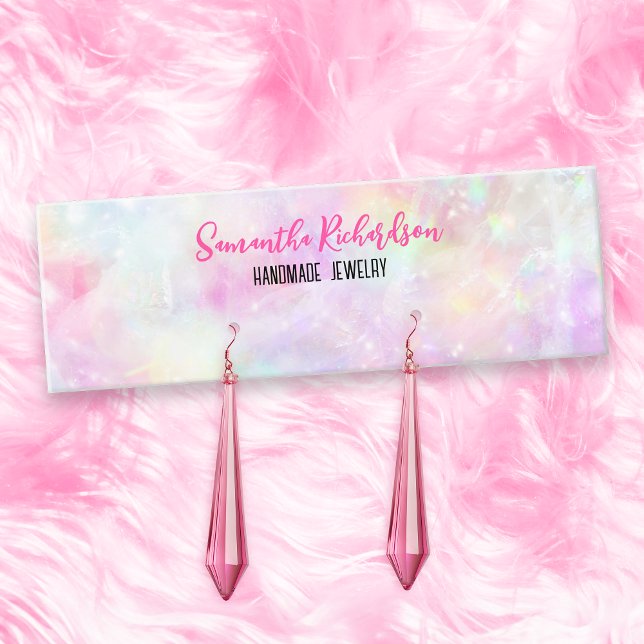 Carte De Visite Mini Arc-en-ciel Holographique Porte-bijoux (Créateur téléchargé)