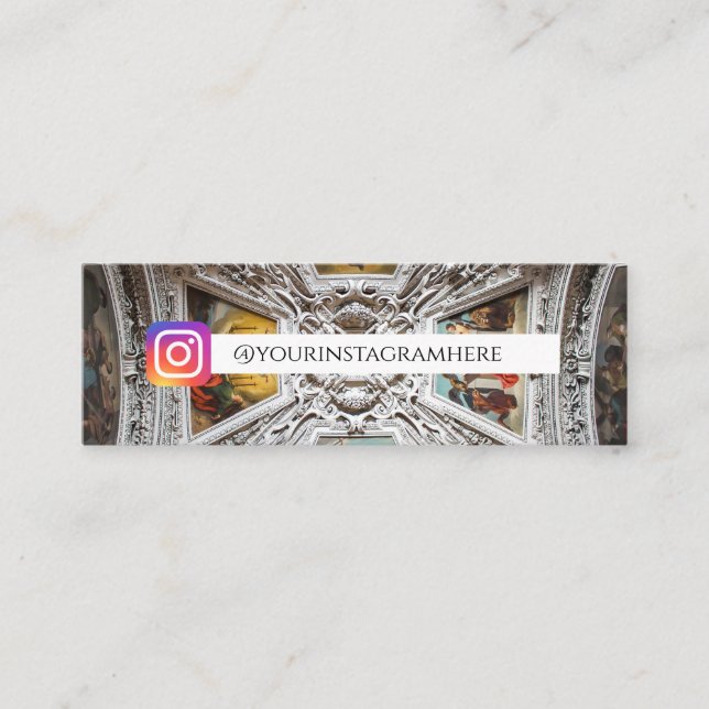 Carte De Visite Mini Architecture Art ancien (Devant)