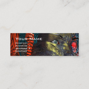 Carte De Visite Mini ARES CYBORG PORTRAIT Red Yellow Science Fiction