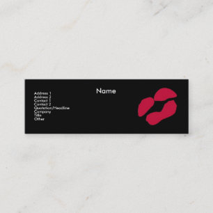 Carte De Visite Mini "Artiste de maquillage "