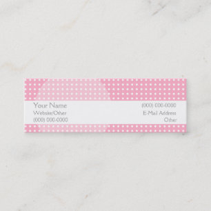 Carte De Visite Mini Assez dans le rose