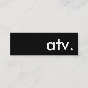 Carte De Visite Mini atv.