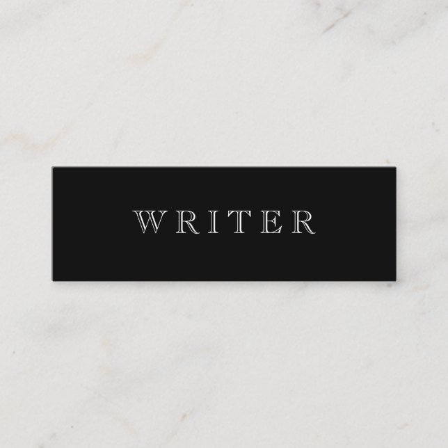 Carte De Visite Mini Auteur (Devant)