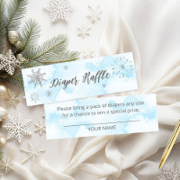 Baby Shower de Diapers pour Garçon d'Hiver