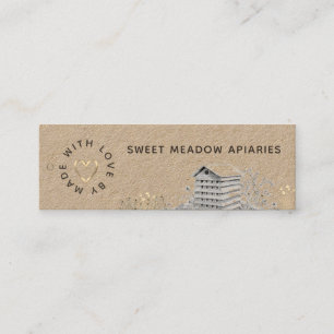 Carte De Visite Mini Balises du boîtier pour les produits apiculteurs