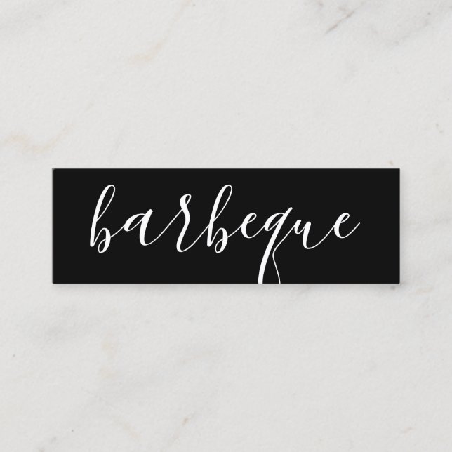 Carte De Visite Mini barbecue manuscrit (Devant)