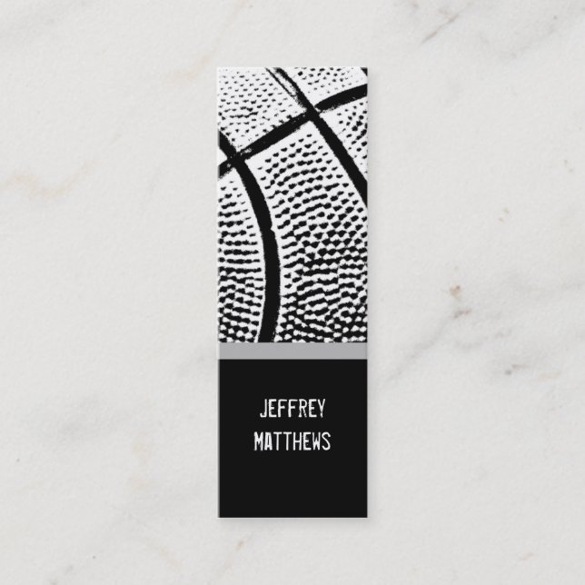 Carte De Visite Mini Basket-ball (Devant)