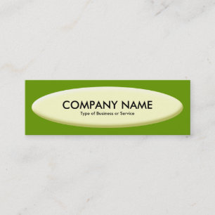 Carte De Visite Mini Bateau Shape III - Crème sur Avocado
