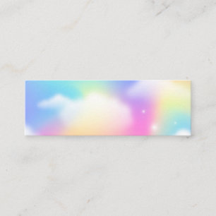 Carte De Visite Mini Beau slogan "Le pouvoir de la fille" Jetez l'oreil