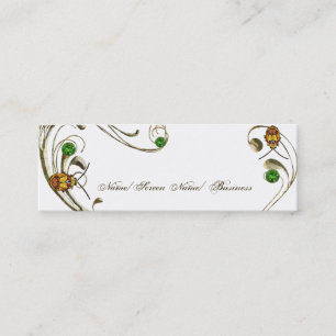 Carte De Visite Mini Beetée de feuille à l'épaule