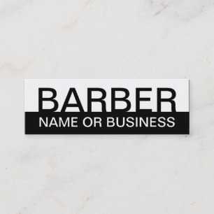 Carte De Visite Mini bold BARBER