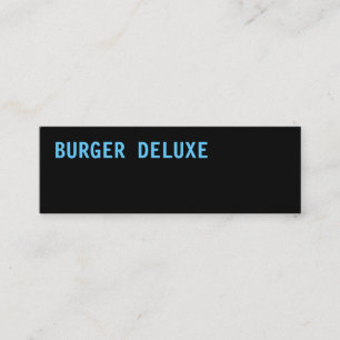 Carte De Visite Mini BOLD Burger Bleu