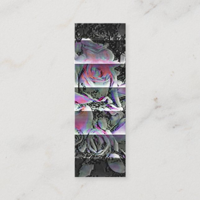 Carte De Visite Mini Bouquet Techno    (Devant)