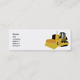 Carte De Visite Mini Bouteur - maigre