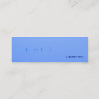 Carte De Visite Mini Brouillard bleu