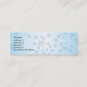 Carte De Visite Mini Bulles - maigres