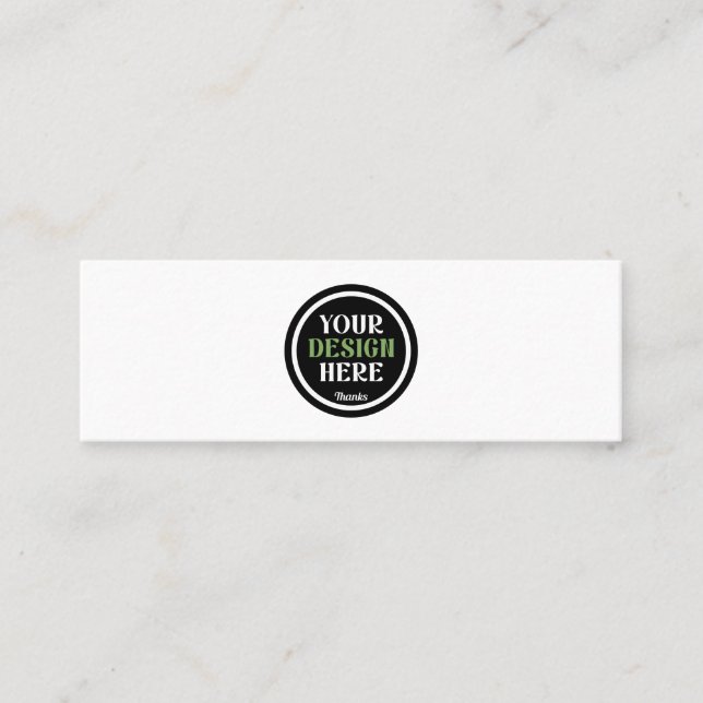 Carte De Visite Mini Cadeaux d'appréciation d'employé de société à logo (Devant)