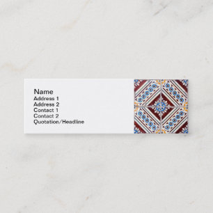 Carte De Visite Mini Carreaux de céramique