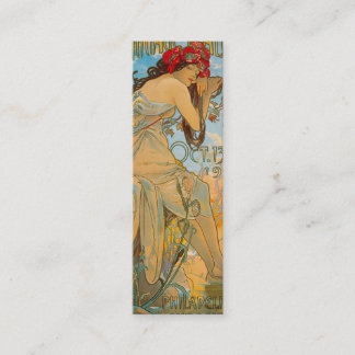 Carte De Visite Mini Carriage Dealers by Alphonse Mucha (1902) Bookmark
