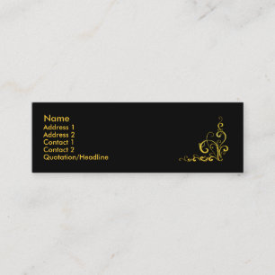 Carte De Visite Mini carte d'écoulement mini