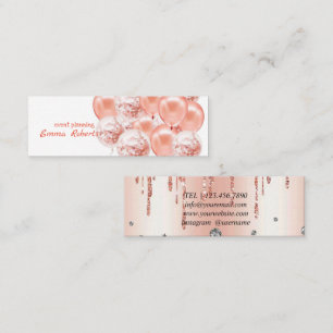 Carte De Visite Mini Carton d'invitation pour l'entreprise de planifica