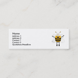 Carte De Visite Mini Cartoon Bee