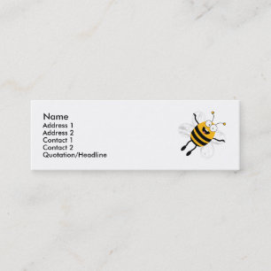 Carte De Visite Mini Cartoon Bee