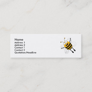 Carte De Visite Mini Cartoon Bee
