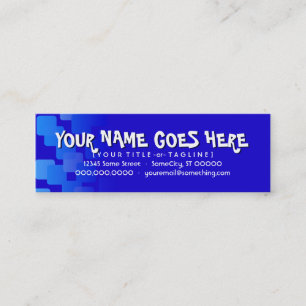 Carte De Visite Mini cascades rétro