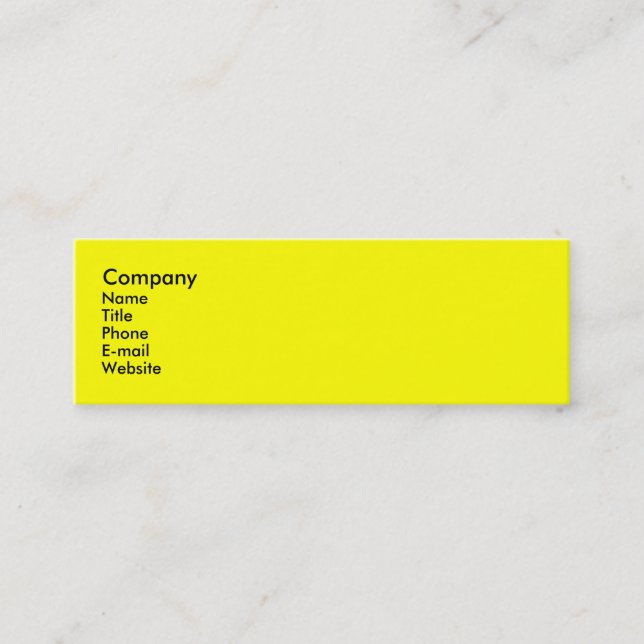 Carte De Visite Mini Célébrez (Devant)