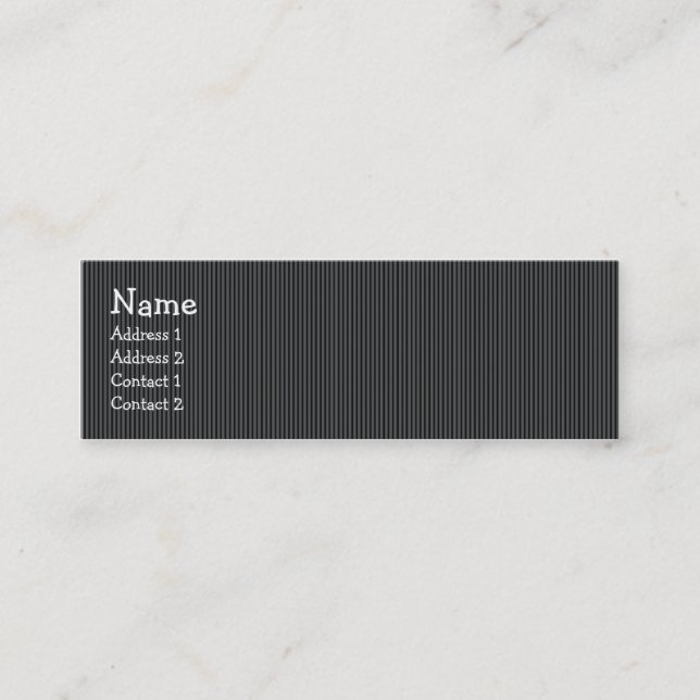 Carte De Visite Mini Cercles (Devant)