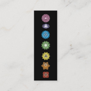 Carte De Visite Mini chakras de yoga