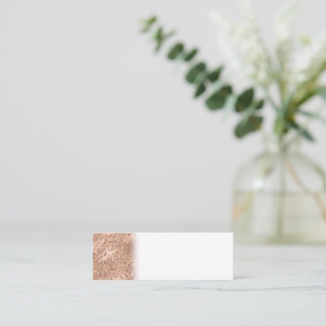 Carte De Visite Mini Cheetah Léopard noir Peau de Cheetah Léopard Impri (Debout devant)