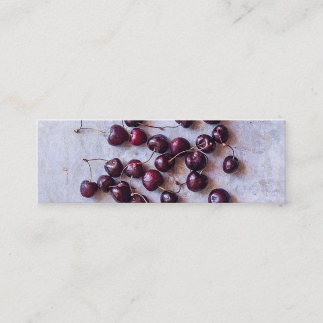 Carte De Visite Mini Cherries  (Devant)