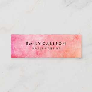 Carte De Visite Mini Chic Grunge Colorée