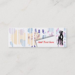 Carte De Visite Mini Chien Visitenkarte