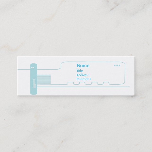 Carte De Visite Mini Circuit - maigre (Devant)