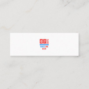 Carte De Visite Mini Citation de passe-temps pour céramique amusante