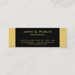 Carte De Visite Mini Conception minimaliste Finition perle moderne prof
