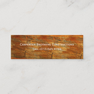 Carte De Visite Mini construction