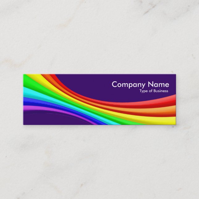 Carte De Visite Mini Courbe de spectre 3d - Prope Purple 330066 (Devant)