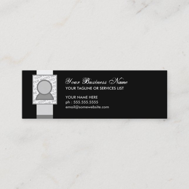 Carte De Visite Mini coussin motif (Devant)