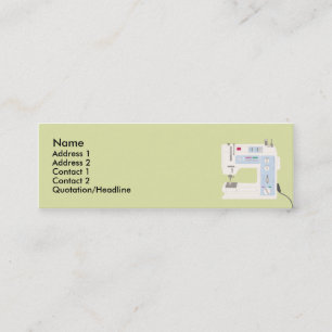 Carte De Visite Mini Couture - maigre