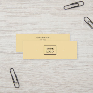 Carte De Visite Mini Créer votre écoute de logo personnalisée