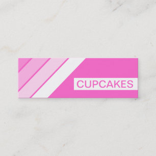 Carte De Visite Mini CUPCAKES rétro