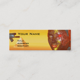 Carte De Visite Mini CYBORG ARES DANS LE DÉSERT DE L'HYPERION Science-F