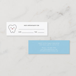 Carte De Visite Mini Dentist Dentist Tooth Logo Dental Hygienist Nomina