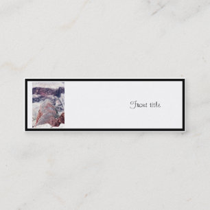 Carte De Visite Mini Derrière l'alligator à Grand Canyon