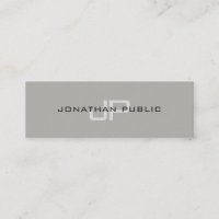 Design élégant tendance Monogramme minimaliste Pla